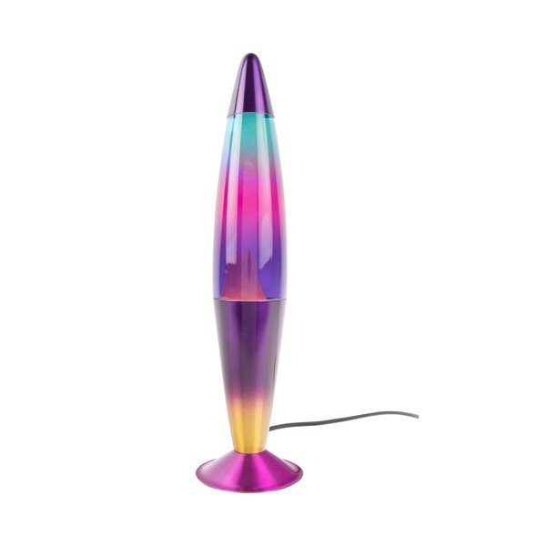 Steklena lava svetilka (višina 41,5 cm) Rainbow Rocket Lava – Leitmotiv