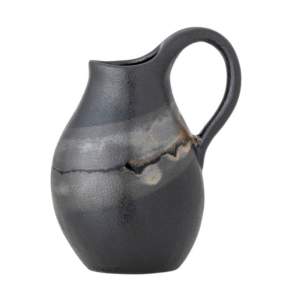 Temno siva vaza iz kamenine (višina 15 cm) Alvena – Bloomingville