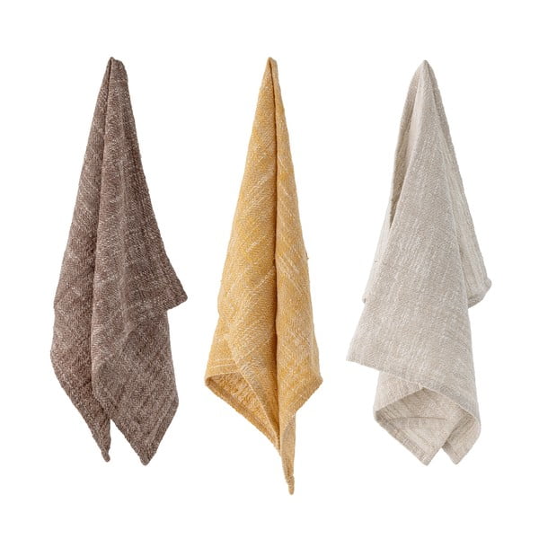 Bombažne brisače v kompletu 3 kos 70x45 cm Heika - Bloomingville-image-2