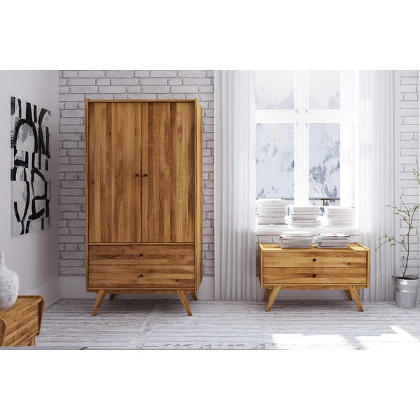 Hrastova omara 100x200 cm Retro - The Beds-image-4