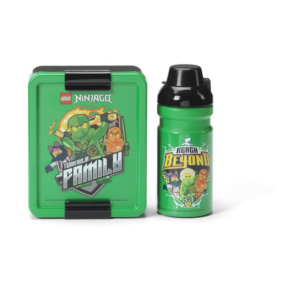 Otroška posoda za malico s steklenico za vodo Ninjago – LEGO®