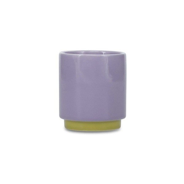 Zelena/vijolična skodelica iz kamenine 130 ml Duo – ONA