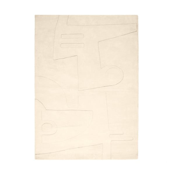 Kremno bela preproga 160x230 cm Enriqueta - Kave Home
