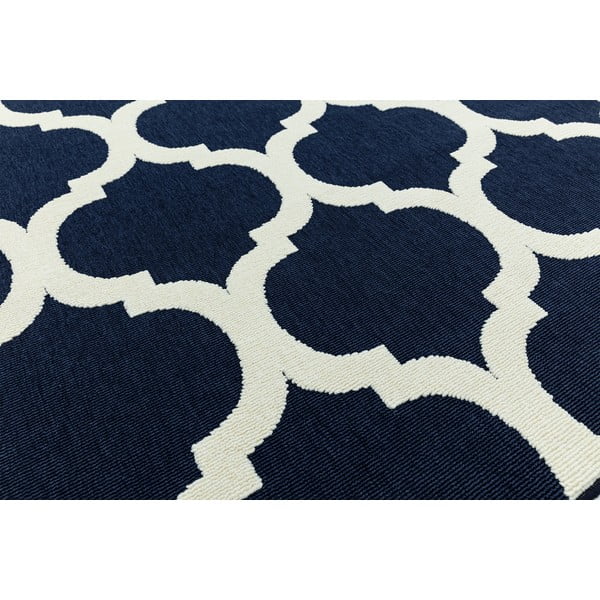 Modra preproga Azijske preproge Antibes, 80 x 150 cm-image-1