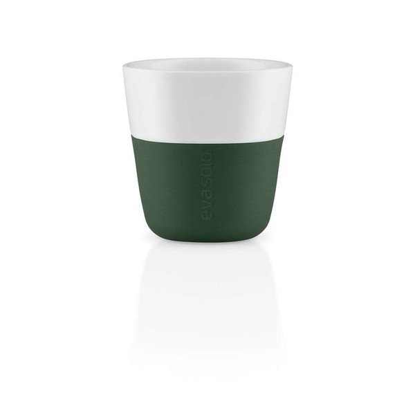 Bele/zelene porcelanaste skodelice v kompletu za espresso 2 ks 80 ml – Eva Solo-image-2