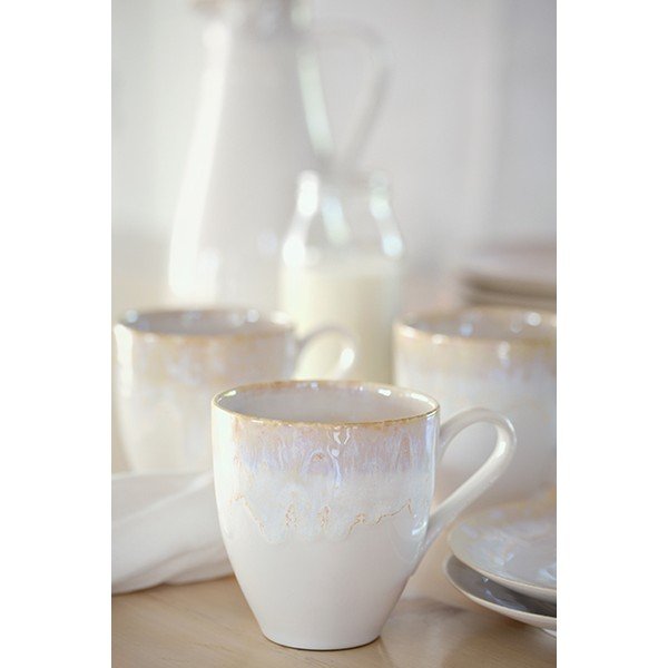 Bela lončena skodelica 410 ml Taormina – Casafina-image-1