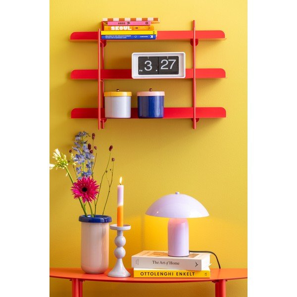 Rdeča večnivojska kovinska polica 60 cm Cool Retro – PT LIVING-image-1