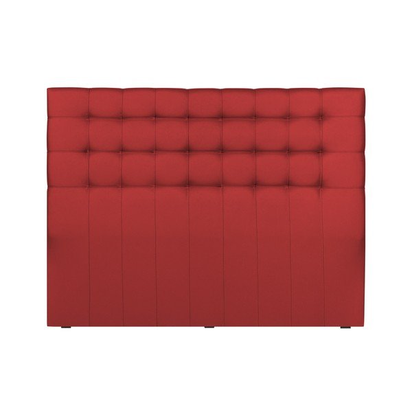 Rdeče vzglavje Cosmopolitan design Torino, širina 202 cm-image-1