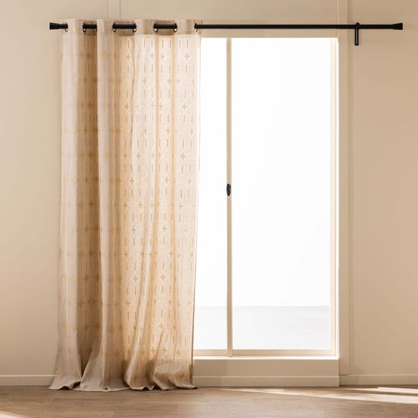 Bež zavesa 140x240 cm Ondine – douceur d'intérieur