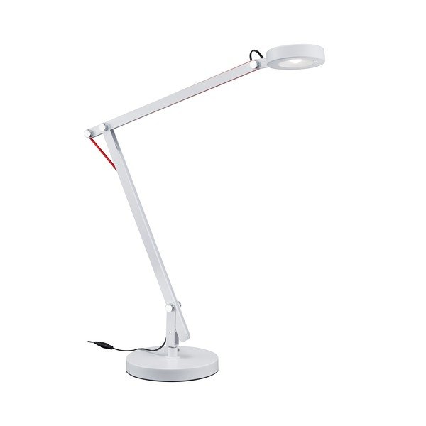 Bela LED namizna svetilka z upogljivo konstrukcijo (višina 90 cm) Amsterdam – Trio