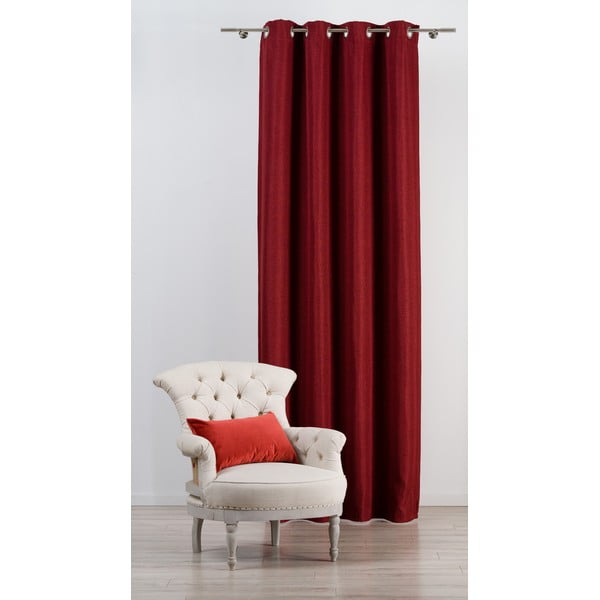 Bordo rdeča zavesa 140x245 cm Butler – Mendola Fabrics