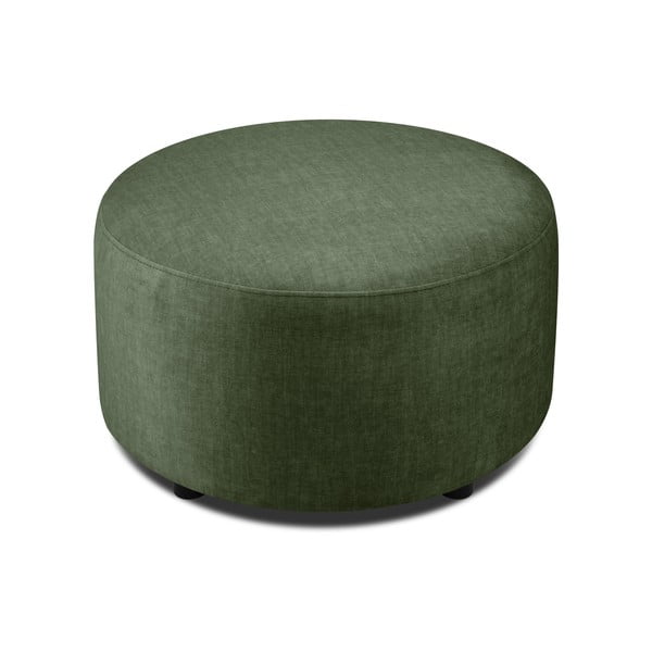 Zelen žametni puf Mazzini Sofas Debbie, ø 68 cm-image-2