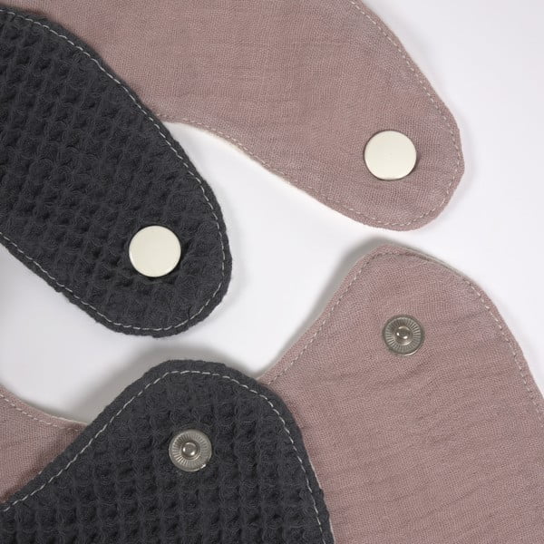 Komplet 2 slinčkov z žepom iz organskega bombaža Kave Home Marinet-image-2