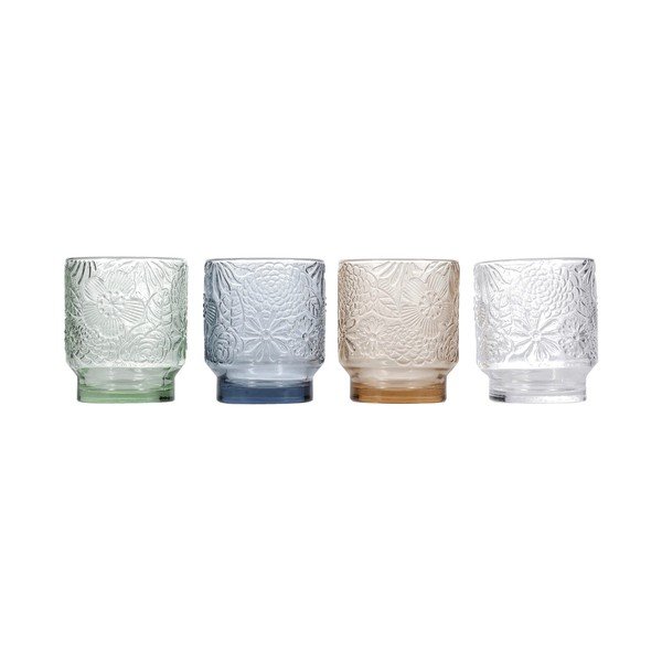 Kozarci v kompletu 4 ks 300 ml Flora – Salt&Pepper-image-3