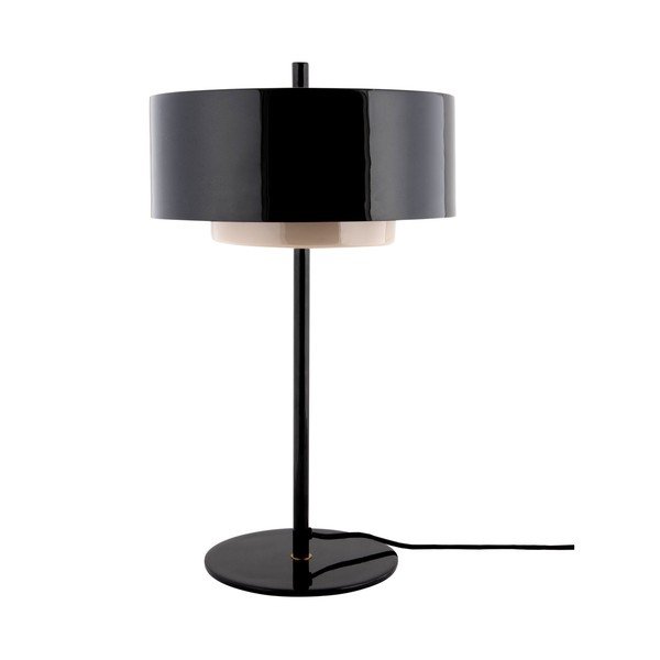 Črna kovinska namizna svetilka (višina 50 cm) Grato Anillo – Leitmotiv