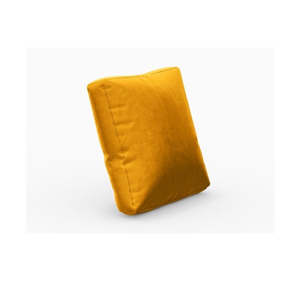 Rumena žametna blazina za modularni kavč Rome Velvet - Cosmopolitan Design -image-1