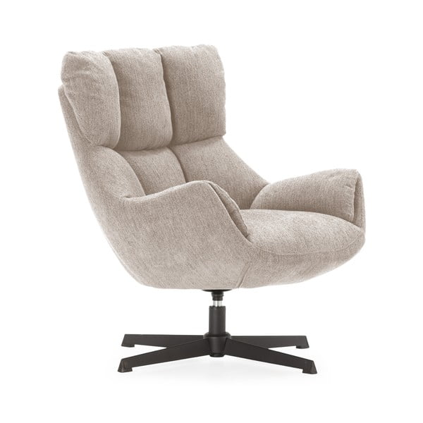 Kremno bel fotelj Odette – Marckeric