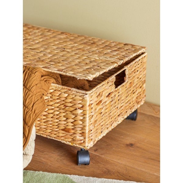 Otroška škatla za shranjevanje iz vodne hijacinte v naravni barvi 63x40x26 cm Nelas – Bloomingville Mini-image-2