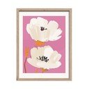 Tiskana slika z okvirjem 30x40 cm Peony Bloom – Styler
