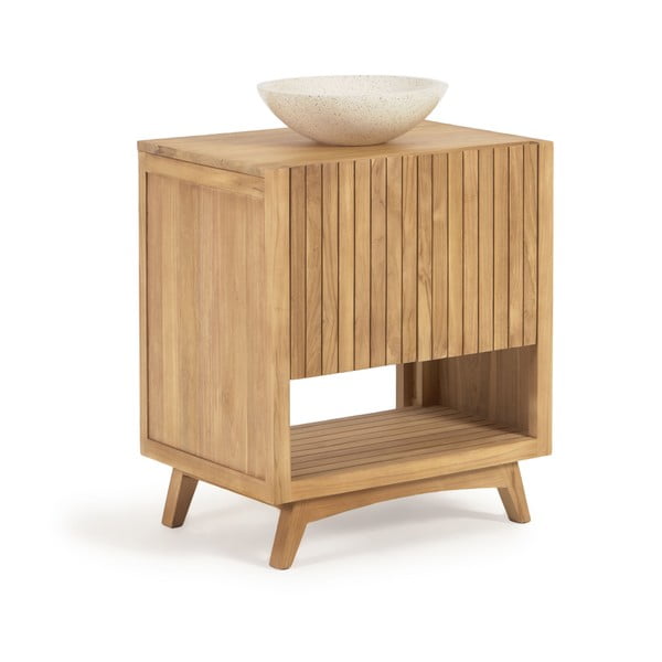 Omarica za pod umivalnik iz tikovine Kave Home Nedelja-image-4