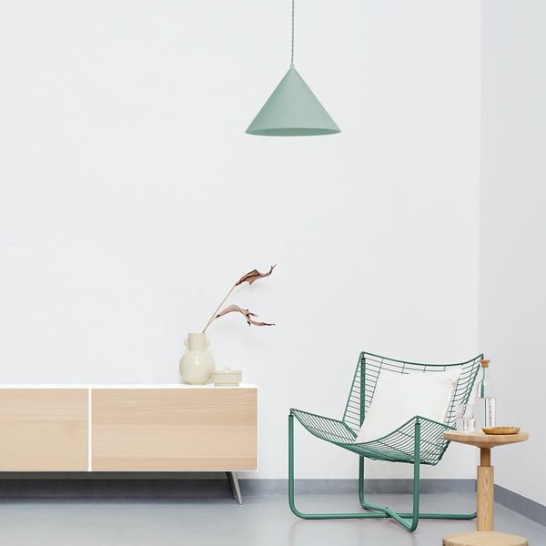 Zelena viseča svetilka SULION Vilma, višina 150 cm-image-1