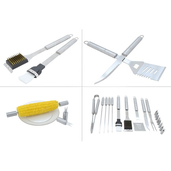 Komplet 18 orodij za peko na žaru v kovčku Cattara Alu-image-2