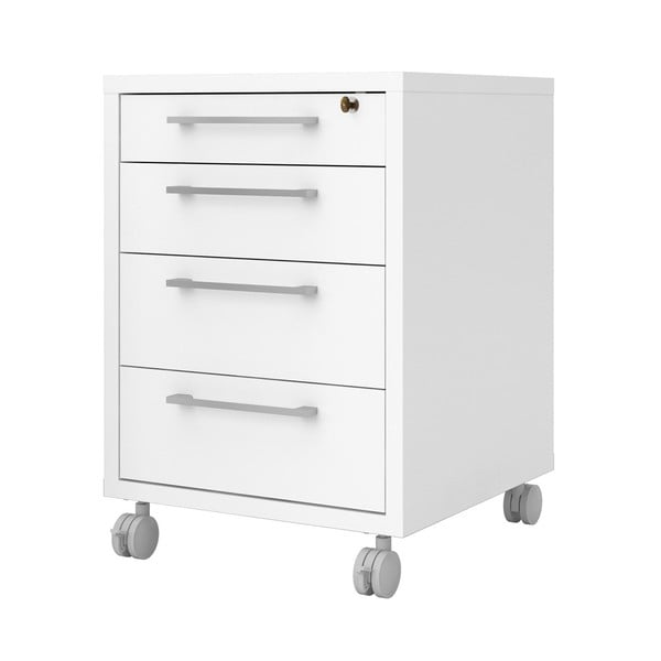 Bela omarica z možnostjo zaklepanja 48x68 cm Prima – Tvilum-image-3