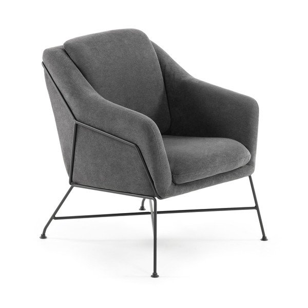 Siv fotelj Brida – Kave Home