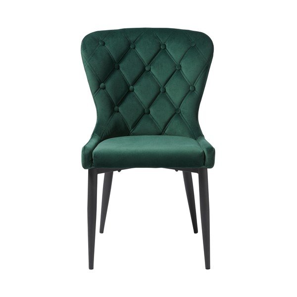 Zelen žameten jedilni stol Granby – Unique Furniture-image-3