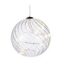 LED svetlobna dekoracija Sirius Wave Ball, Ø 10 cm