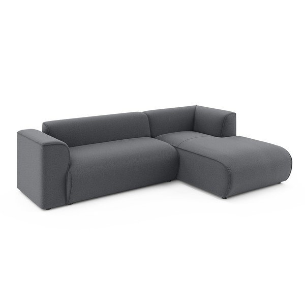 Temno siva kotna sedežna garnitura (desni kot/z ležalnikom) Merid  – Ropez-image-2