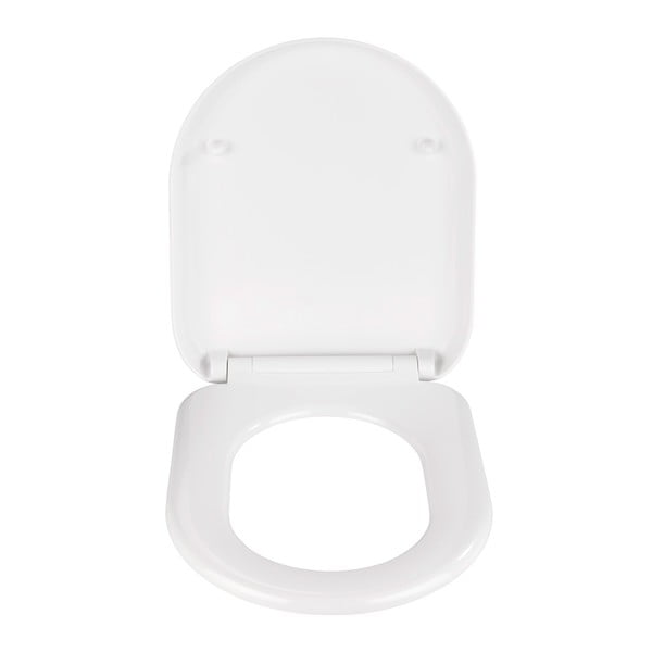 Bela WC deska z enostavnim zapiranjem Wenko Santana, 44 x 37 cm-image-2