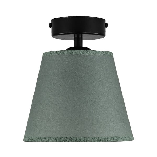 Olivno zelena stropna svetilka Sotto Luce IRO Pergament, ⌀ 16 cm