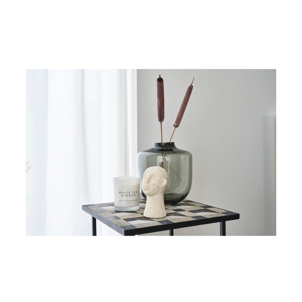 Siva steklena vaza (višina 21 cm) Daun – Villa Collection-image-3