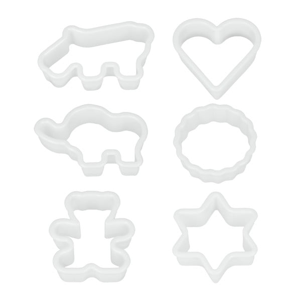 Set 6 plastičnih modelčkov za piškote Metaltex Cookie Cutters