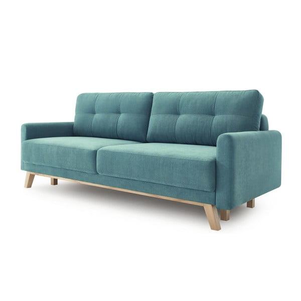 Turkizna raztegljiva sedežna garnitura Bobochic Paris Balio-image-2