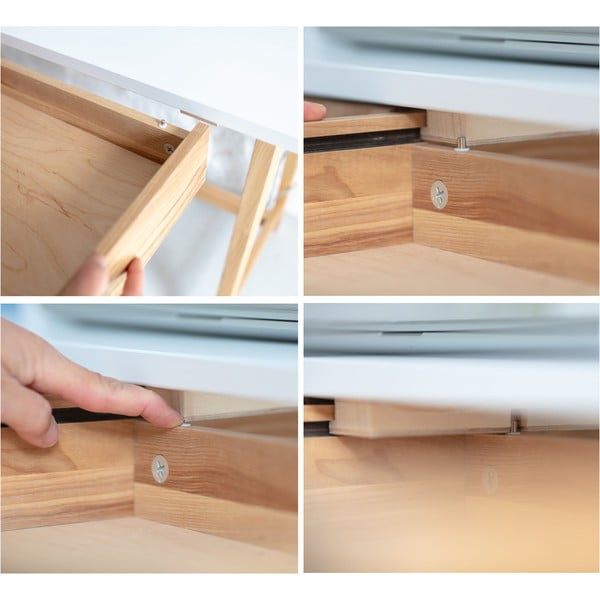 Pisalna miza z belo ploščo 85x135 cm Luka - Ragaba-image-3