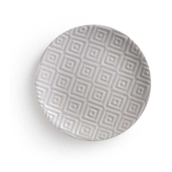 Brandani Teoret sivi krožnik, ⌀ 20 cm