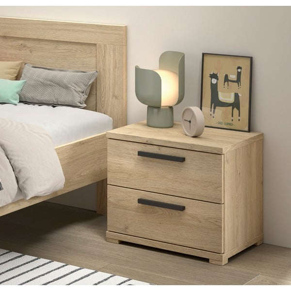 Otroška nočna omarica v naravni barvi Sam – Vipack-image-1