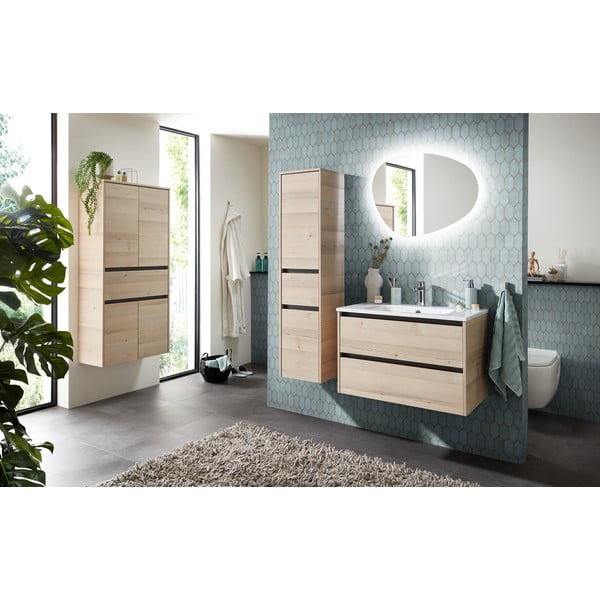 Kopalniška omarica v borovem dekorju v naravni barvi 146x35 cm Quickset 393 – Pelipal-image-3