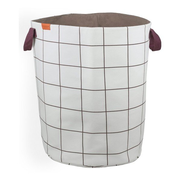 Kremno bel tekstilni koš za perilo 5 l Mesh – Mette Ditmer Denmark