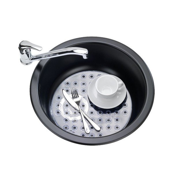 Podloga za umivalnik Wenko Kristall, ⌀ 31 cm-image-1
