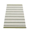 Zelena/kremno bela notranja in zunanja preproga 70x120 cm Teo Sage – Pappelina