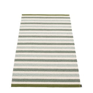 Zelena/kremno bela notranja in zunanja preproga 70x120 cm Teo Sage – Pappelina