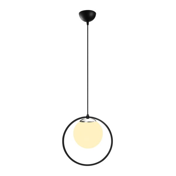 Črna kovinska viseča svetilka Opviq lights Vivi-image-2