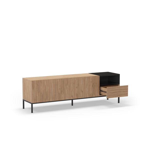 TV omarica v naravni barvi 180x55 cm Cailin – Marckeric-image-3