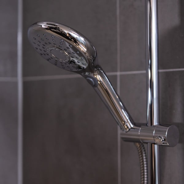 Tuš glava Wenko Basic Chrome, ø 12 cm-image-3