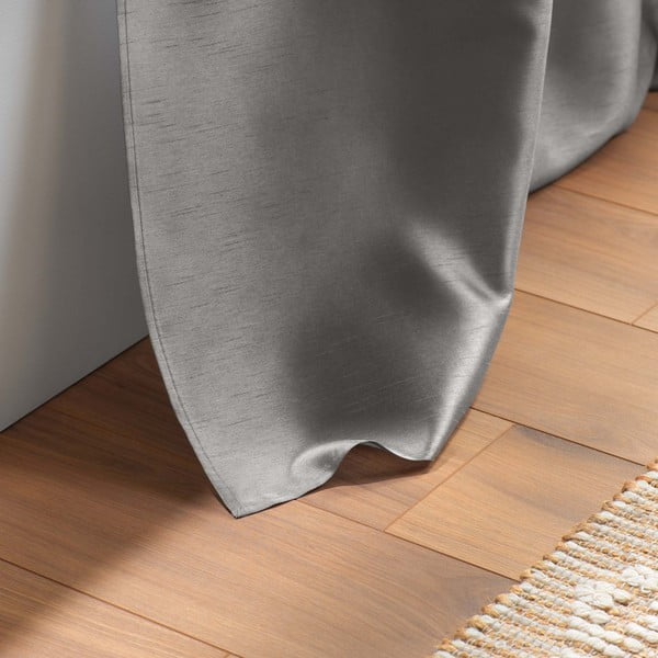 Temno siva satenasta zavesa 140x240 cm Shana – douceur d'intérieur-image-4