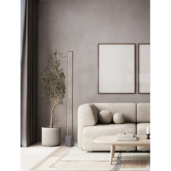 Črna LED stoječa svetilka (višina 161 cm) Lithos – Nova Luce-image-1