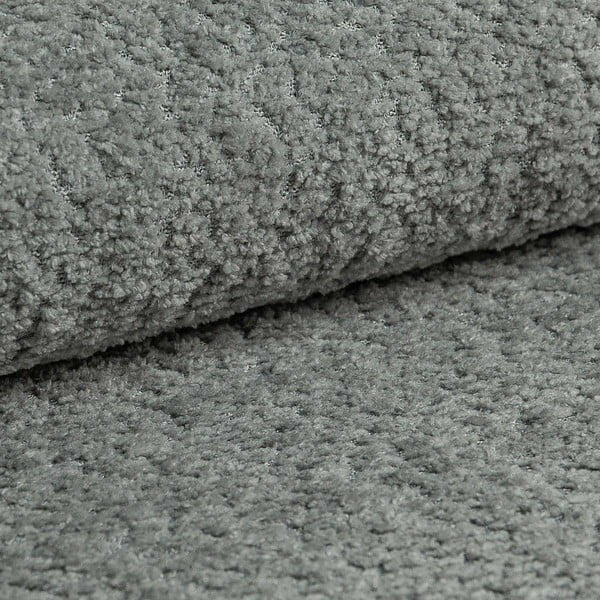 Siva kotna sedežna garnitura iz tkanine bouclé (desni kot/v obliki črke L) Ariella – Ropez-image-4